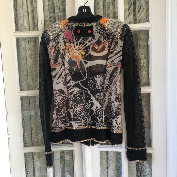 HP: LULU H Paris Zip Front Top - Size M - Picture 7 of 8